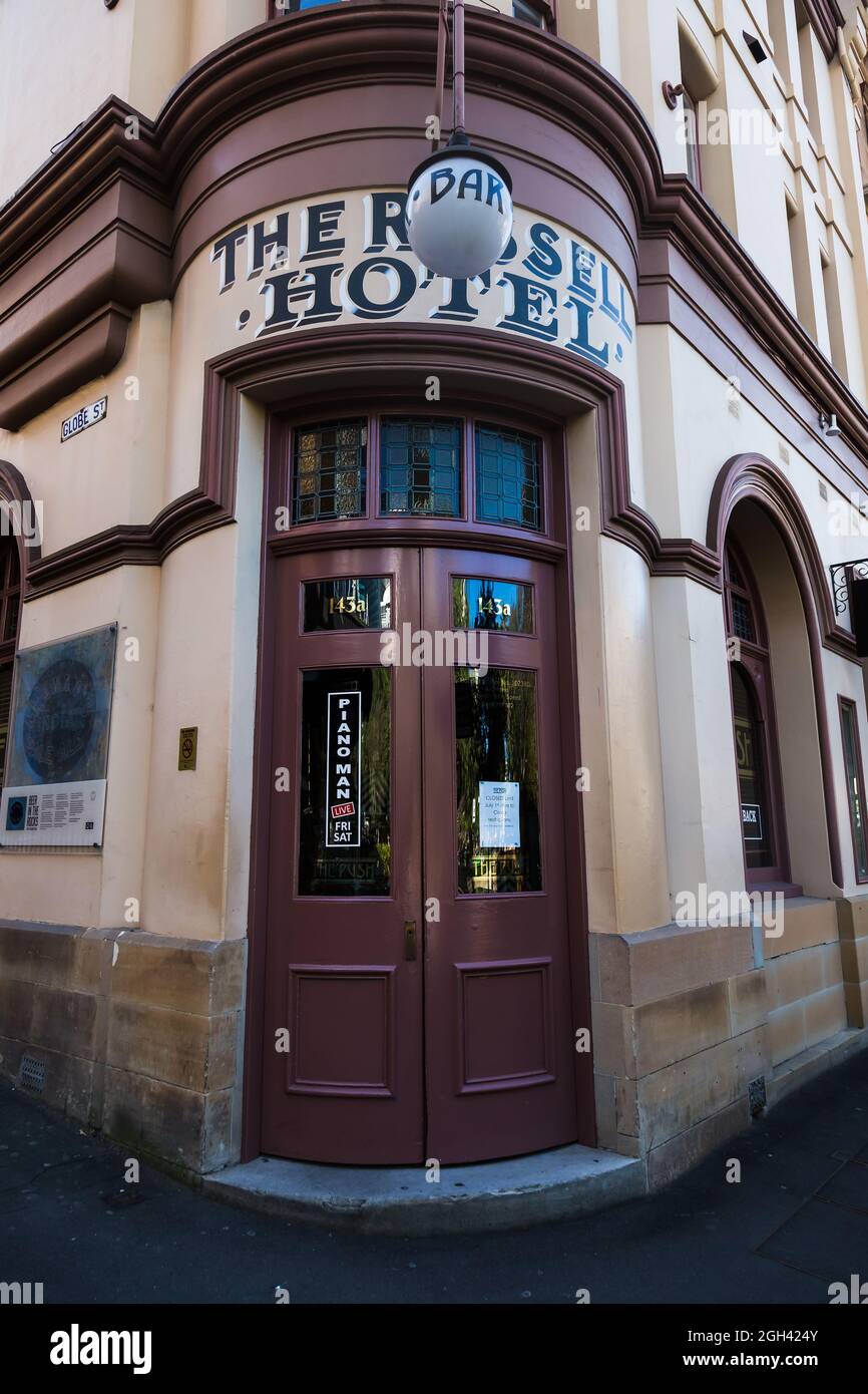 Sydney, Australien. Mittwoch, 4. September 2021. Das zentrale Geschäftsviertel von Sydney sieht sehr verlassen aus, da die täglichen Fälle von Covid-19 ständig zunehmen. Stockfoto