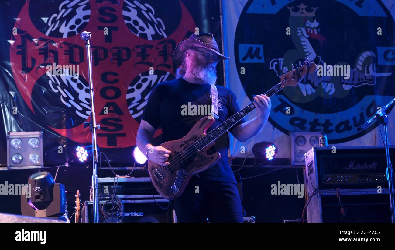 Mud Pie South Country Rock Band Burapa Bike Week Februar 2018 Pattaya Thailand Stockfoto