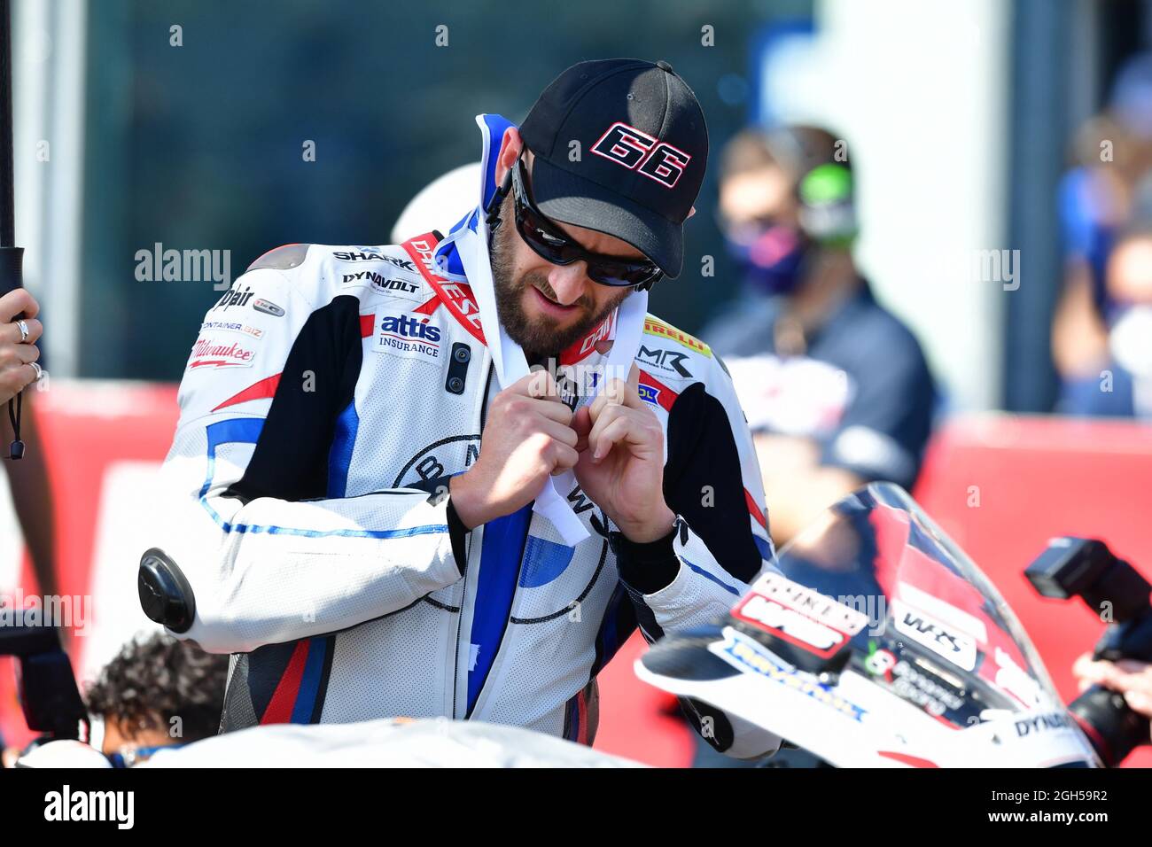 Magny-Cours Circuit, Magny-Cours, Frankreich, 05. September 2021, nr. 66 Tom Sykes während der Motul French Round - FIM Superbike World Championship 2021 - Race2 - World Superbike - SBK Stockfoto