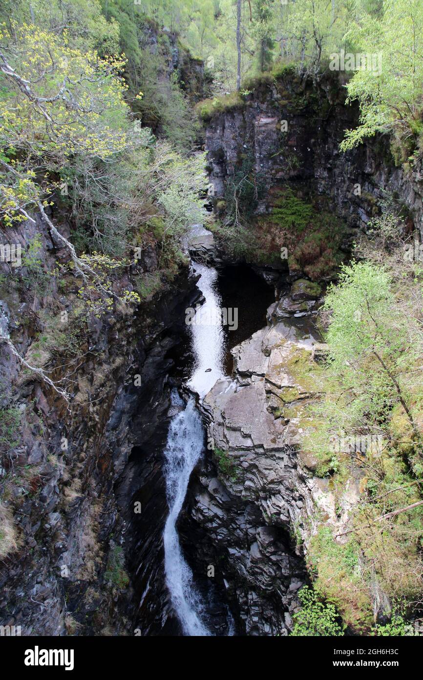 Corrieshalloch Gorge Schottland Stockfoto