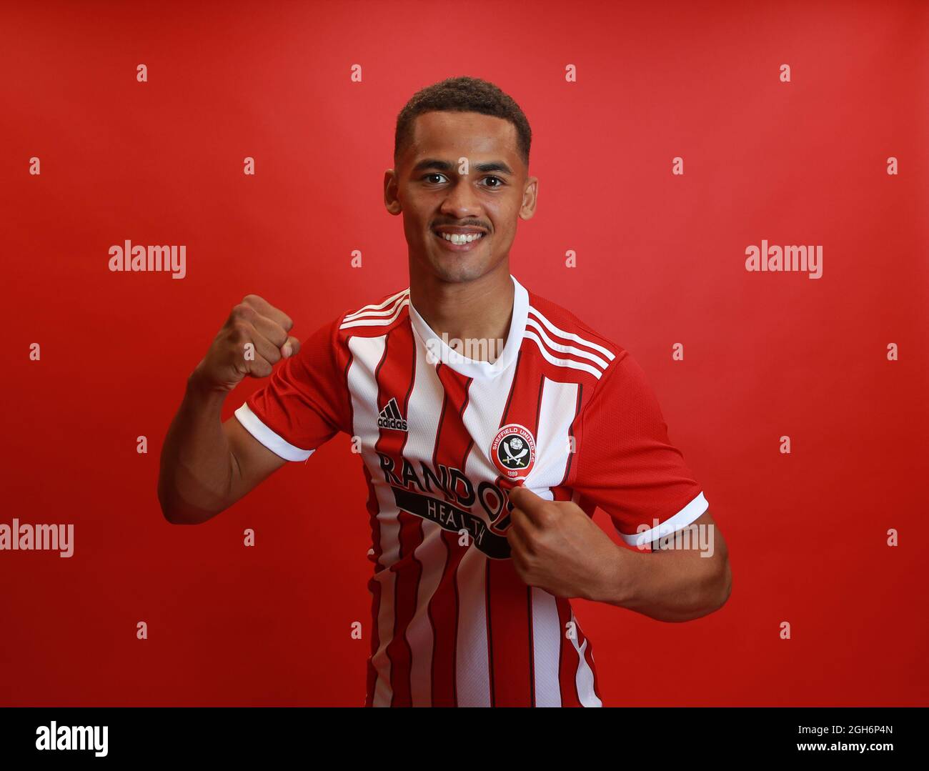 Lliman N'Diaye gab bekannt, bis 2024 einen Kontakt mit Sheffield United zu unterzeichnen, der in der Bramall Lane in Sheffield abgebildet ist. Bilddatum: 5. September 2021. Bildnachweis sollte lauten: Simon Bellis/Sportimage Stockfoto