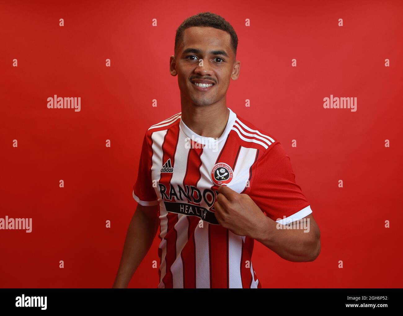Lliman N'Diaye gab bekannt, bis 2024 einen Kontakt mit Sheffield United zu unterzeichnen, der in der Bramall Lane in Sheffield abgebildet ist. Bilddatum: 5. September 2021. Bildnachweis sollte lauten: Simon Bellis/Sportimage Stockfoto