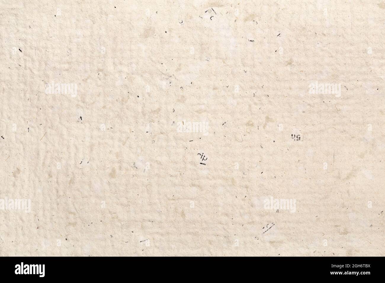 Handgemachtes Naturpapier Stockfoto