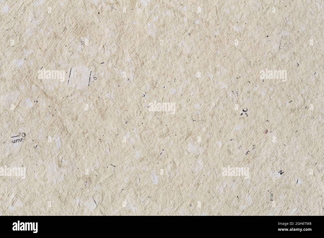 Handgemachtes Naturpapier Stockfoto