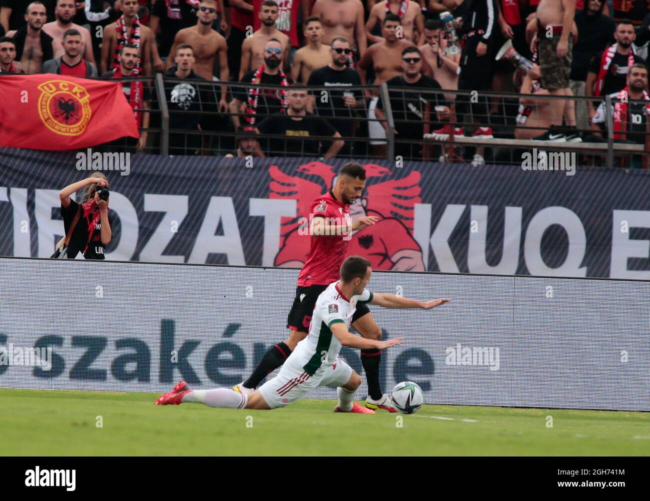 Albanien. September 2021. Nedim Barjami (Albanien) während der FIFA WM