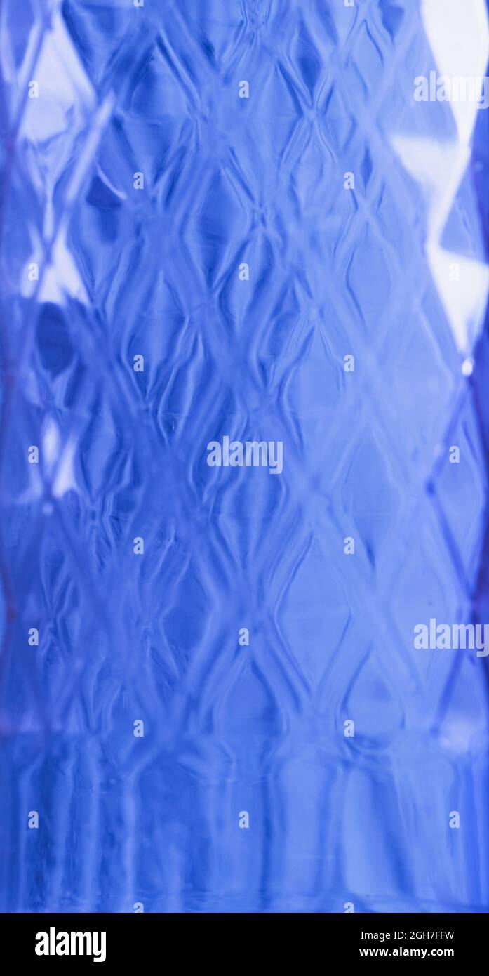 Abstraktes Hintergrundglas transparentes Material. Texturierter Hintergrund für Platz für Design-Kopien Stockfoto