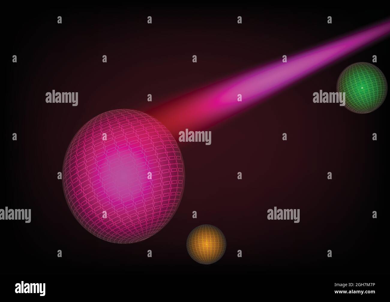 Abstrakte Hintergründe Globus Raum Kugel Kreis Planet Galaxie Bewegung Energie Technologie futuristische Kunst Grafik Design Tapete Vektor Illustration EPS10 Stock Vektor