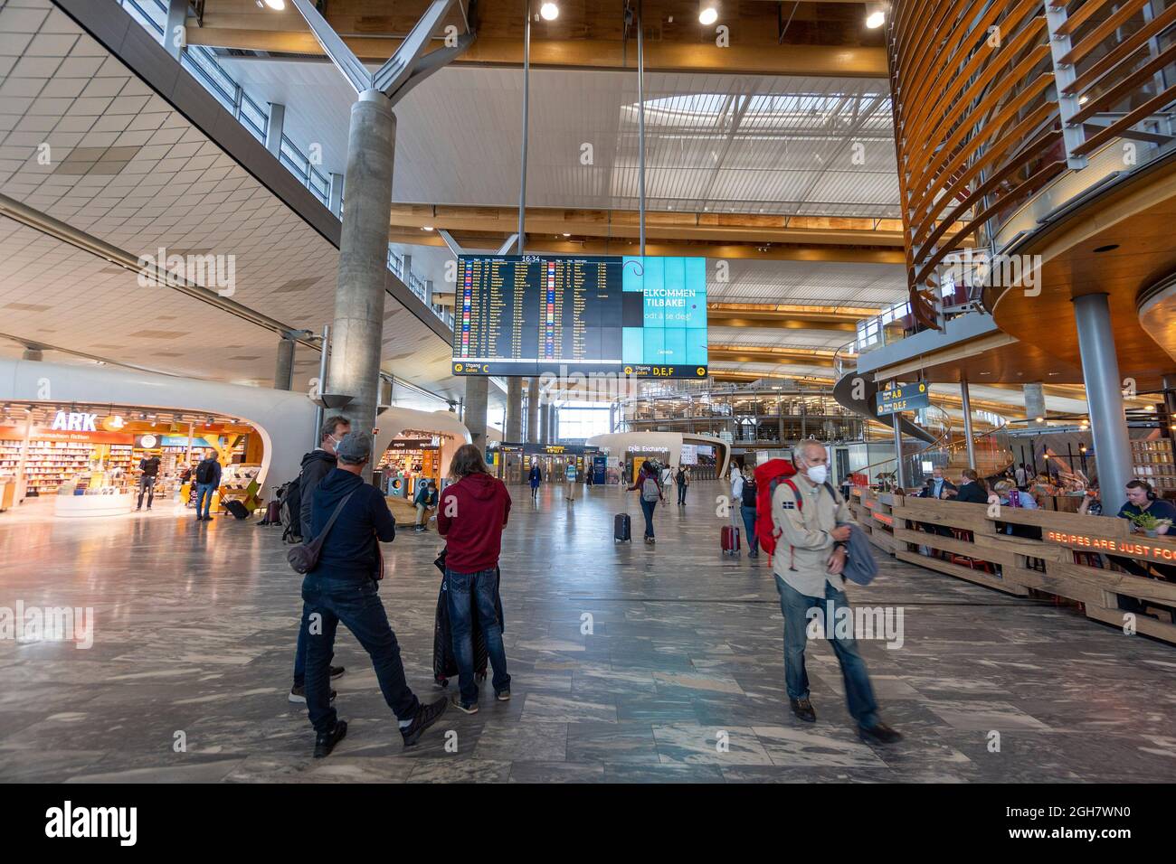 Flughafen Oslo Gardermoen in Oslo, Norwegen, Europa Stockfoto