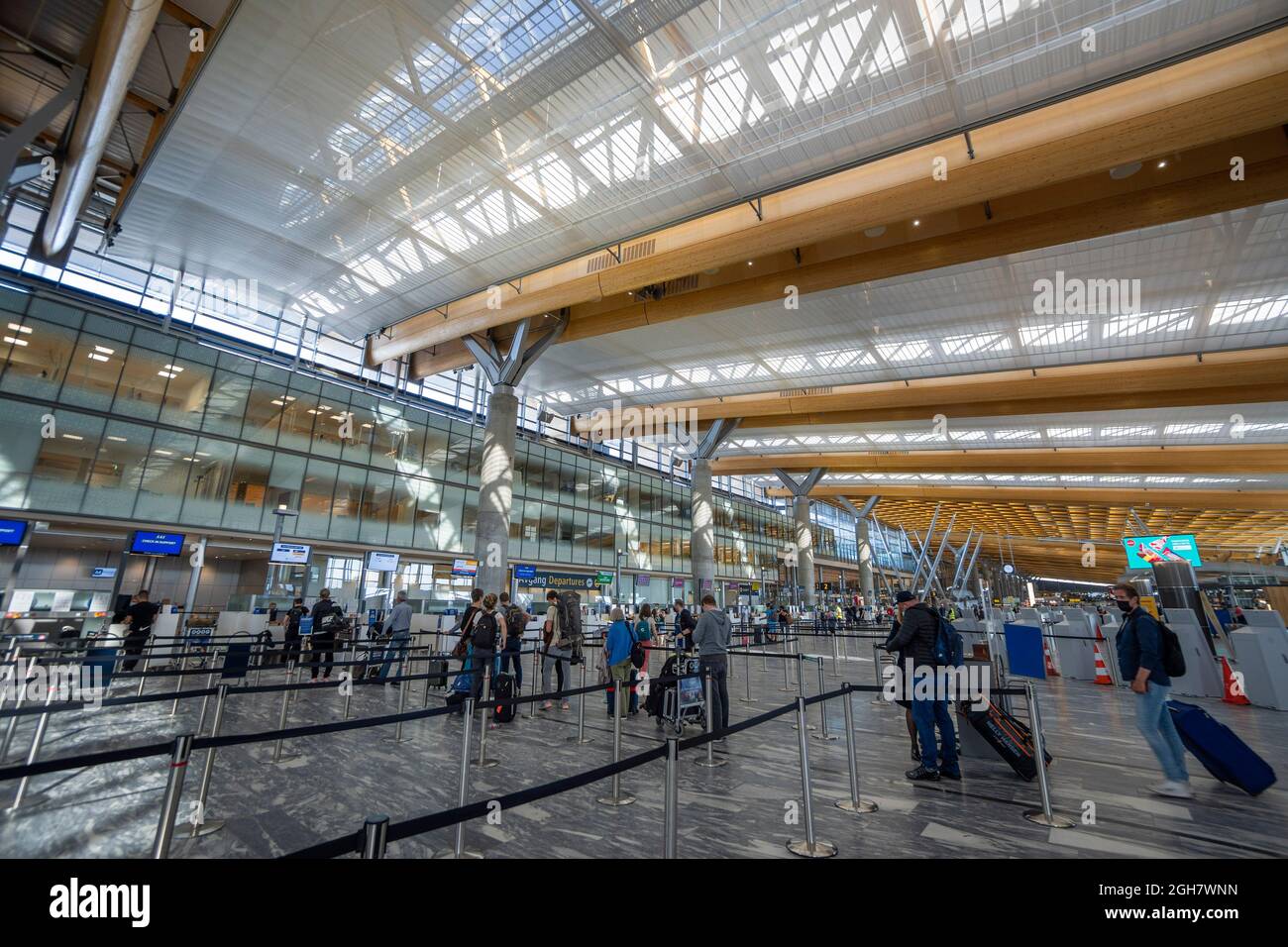 Flughafen Oslo Gardermoen in Oslo, Norwegen, Europa Stockfoto