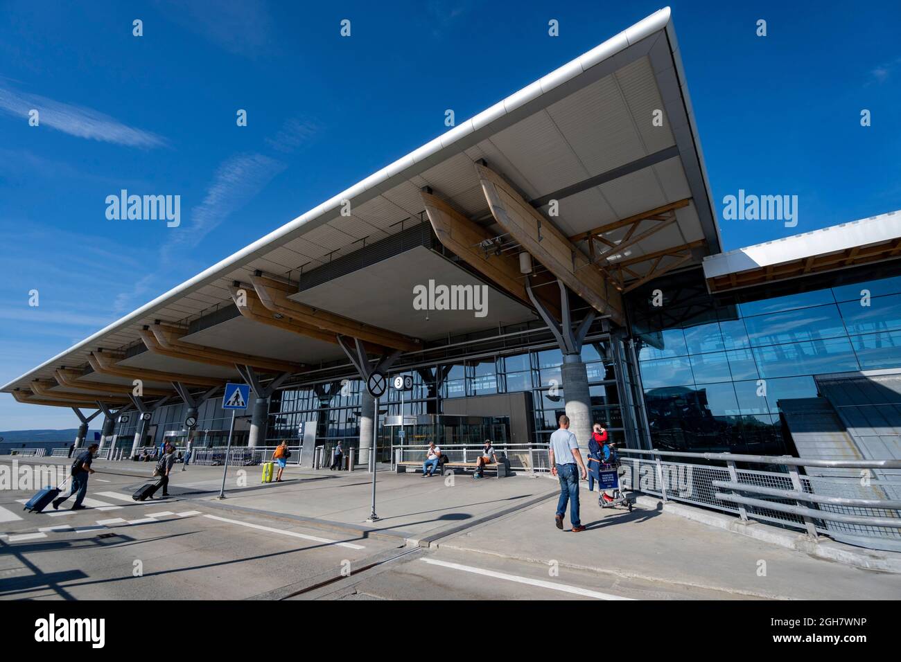 Flughafen Oslo Gardermoen in Oslo, Norwegen, Europa Stockfoto