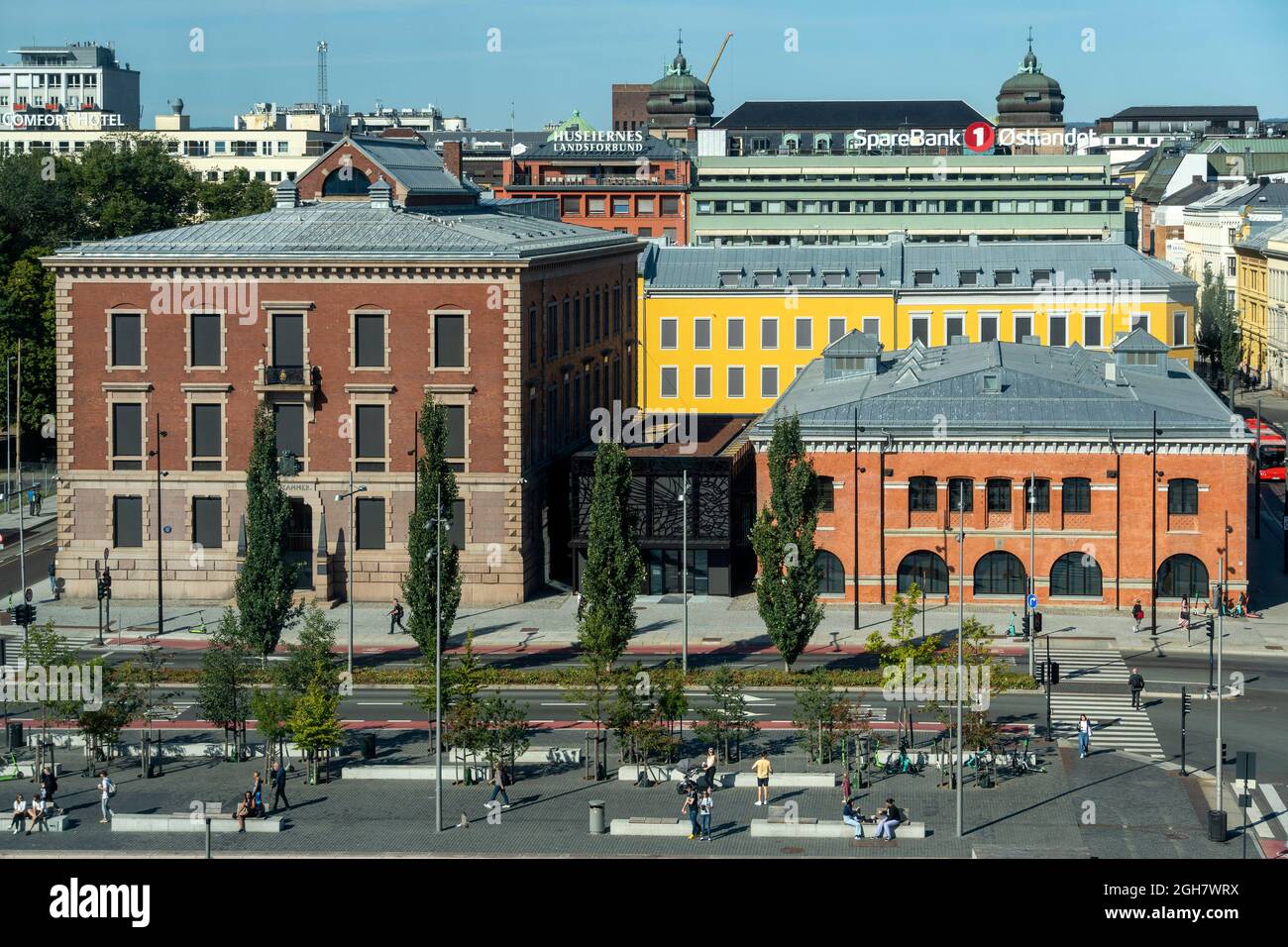 Norwegisches Zolldienstgebäude in Oslo, Norwegen, Europa Stockfoto