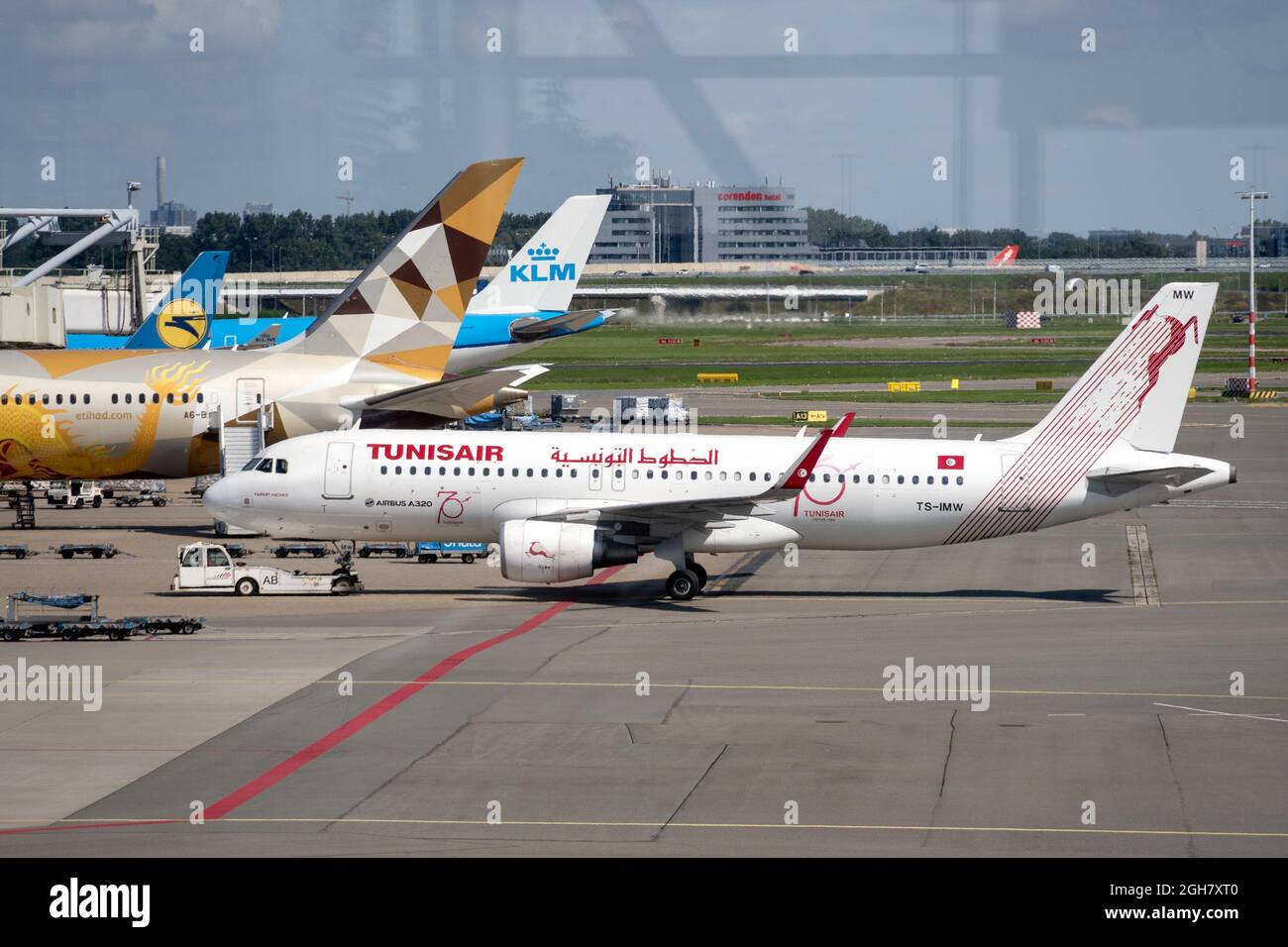 Tunisair Airbus A320-214 Stockfoto