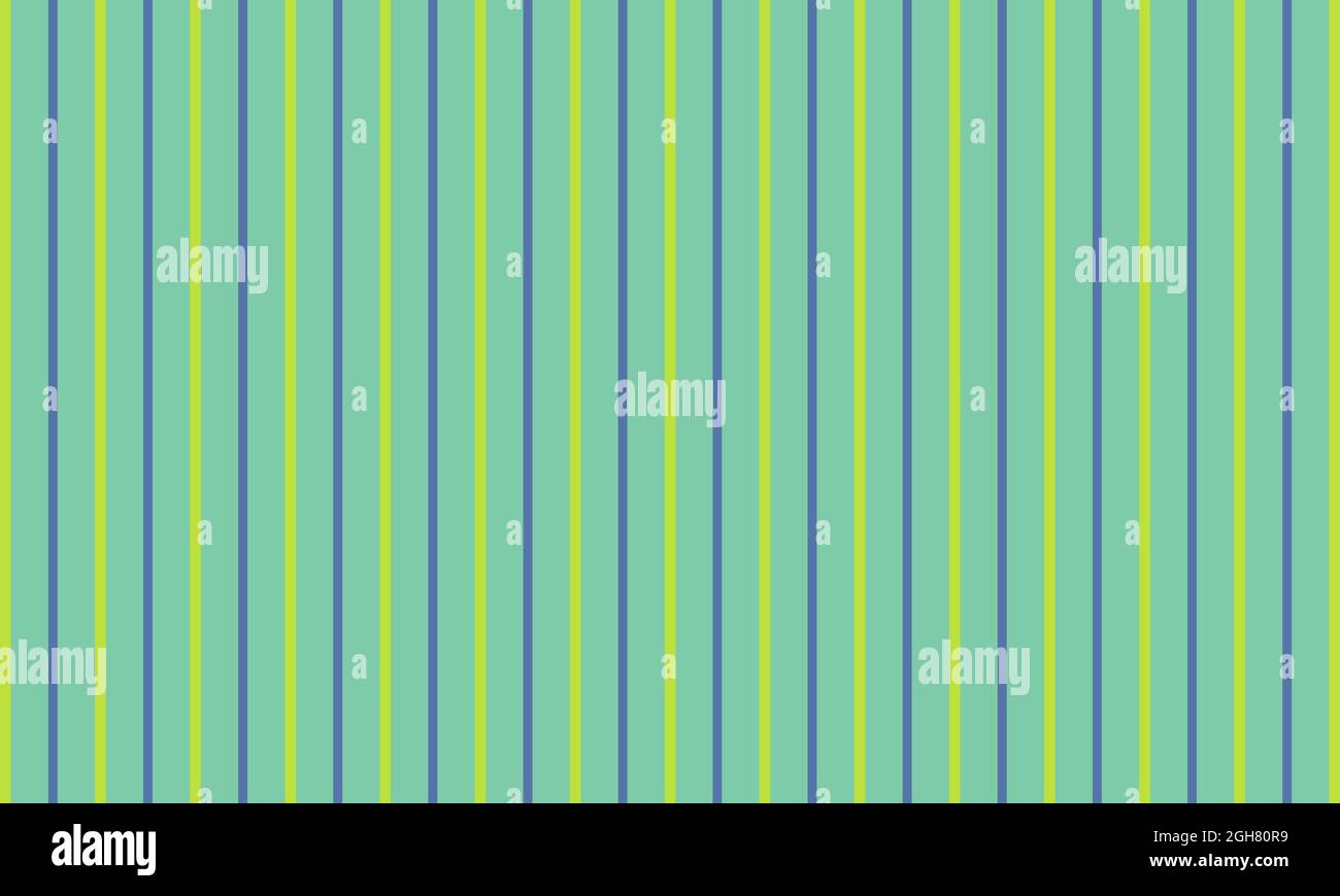 Vertikales, langes Streifen, nahtloses Vektor-Muster in Blau und Neon. Abstrakt geometrische monochrome Hintergrund für die Verwendung Geschenkpapier, Stoff, Textil und andere. Stock Vektor