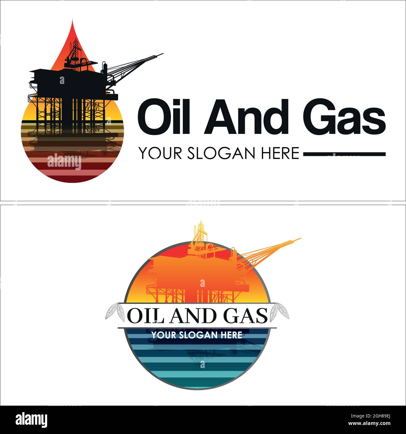 Logo für Industriegas Stock Vektor