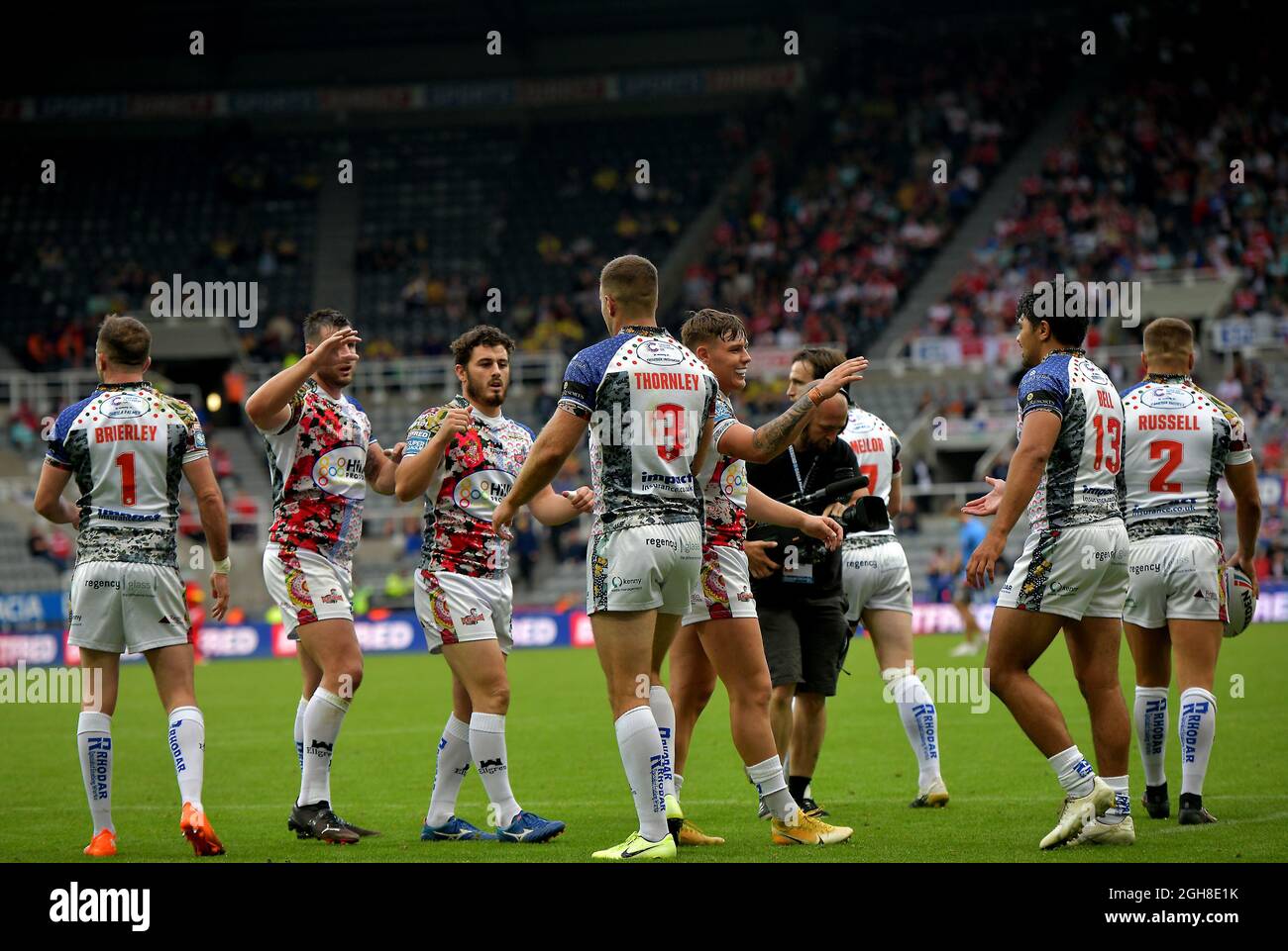 Dacia Magic Weekend Samstag, 4. Und 5. September 2021, Super League Leigh Centurions gegen Hull Kingston im St. James Park Stadion, Newcastle upon Tyne Stockfoto