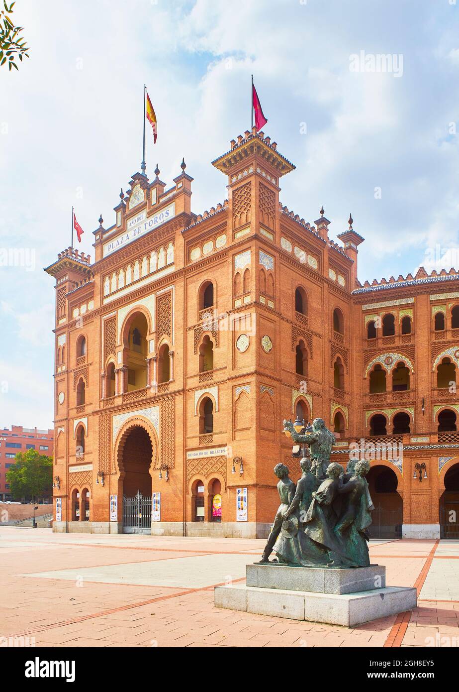 Las Ventas Stierkampfarena. Madrid, Spanien. Stockfoto