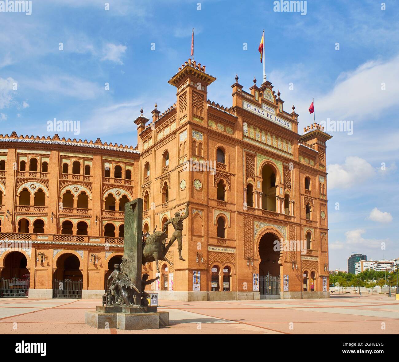 Las Ventas Stierkampfarena. Madrid, Spanien. Stockfoto