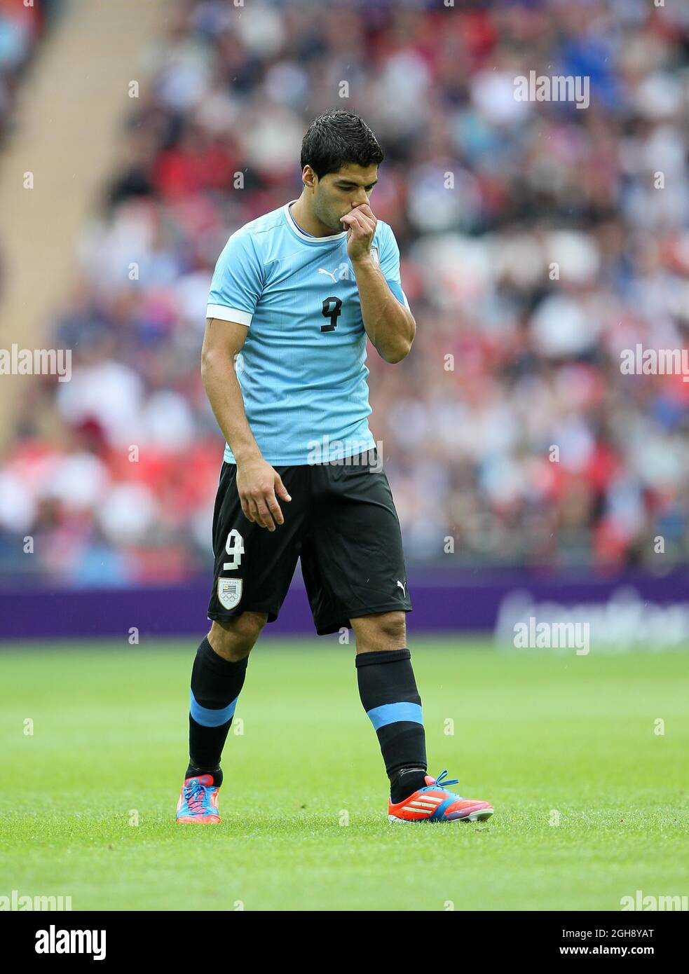 Flocage Officiel Footpress – Luis Suarez Uruguay Domicile Coupe Du Monde 2014, Noir