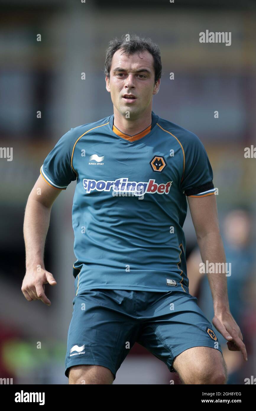 Nenad Milijas von Wolverhampton Wanderers während der Vorsaison freundlich zwischen Walsall und Wolverhampton Wanderers am 28. Juli 2012 im Banks's Stadium Walsall. Stockfoto