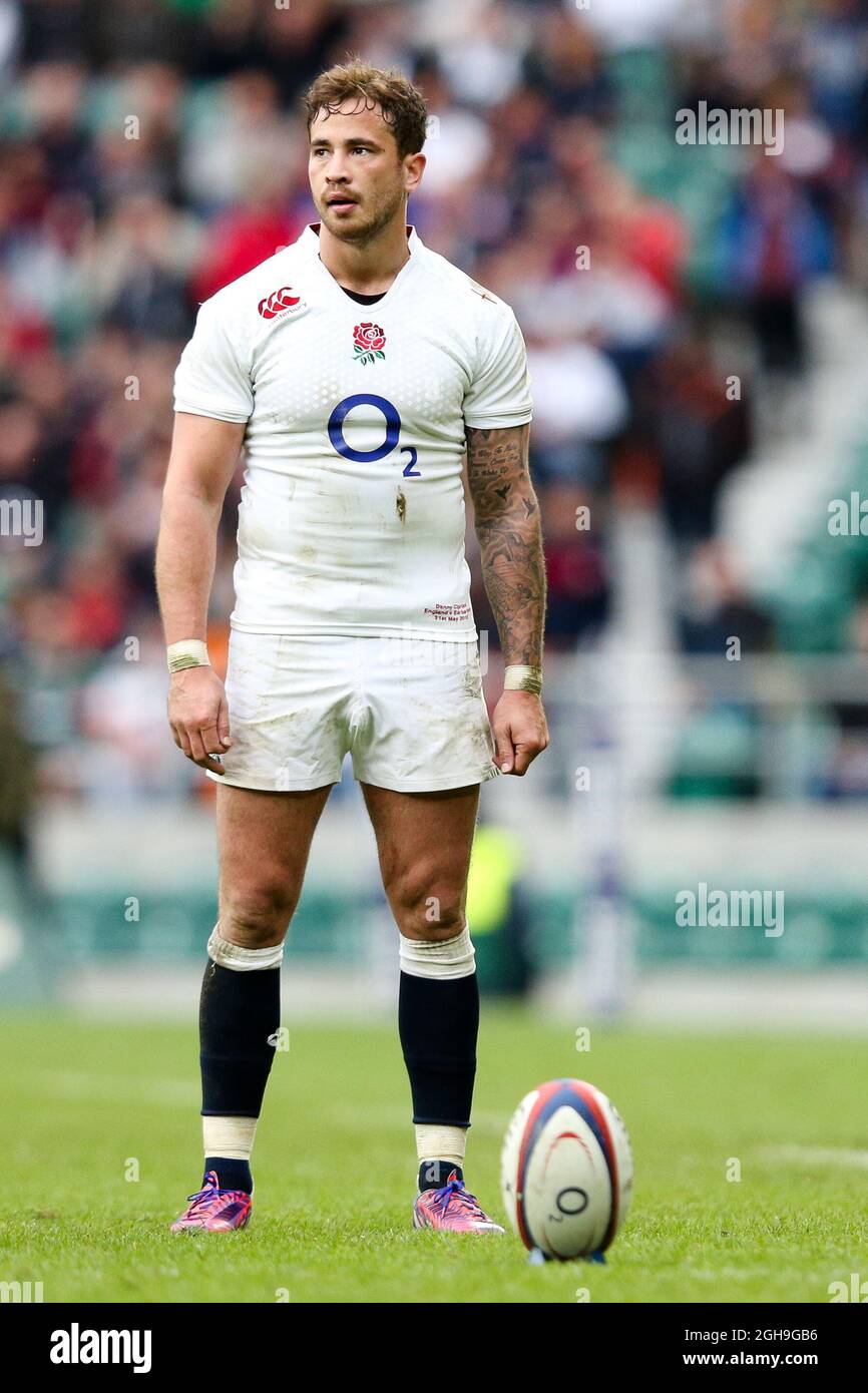 Englands Danny Cipriani (Sale Sharks) - Rugby Union - England XV / Barbaren - Twickenham Stadium - London - 31052015 Stockfoto