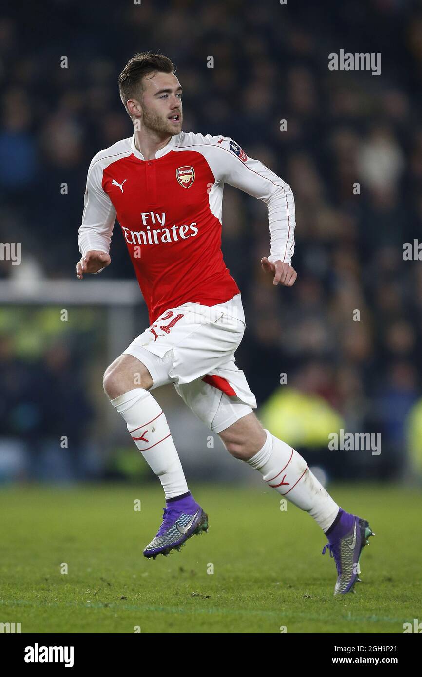 Callum Chambers of Arsenal während des FA-Cup-Spiels im KC-Stadion. Bildnachweis sollte lauten: Simon Bellis/Sportimage via PA Images Stockfoto