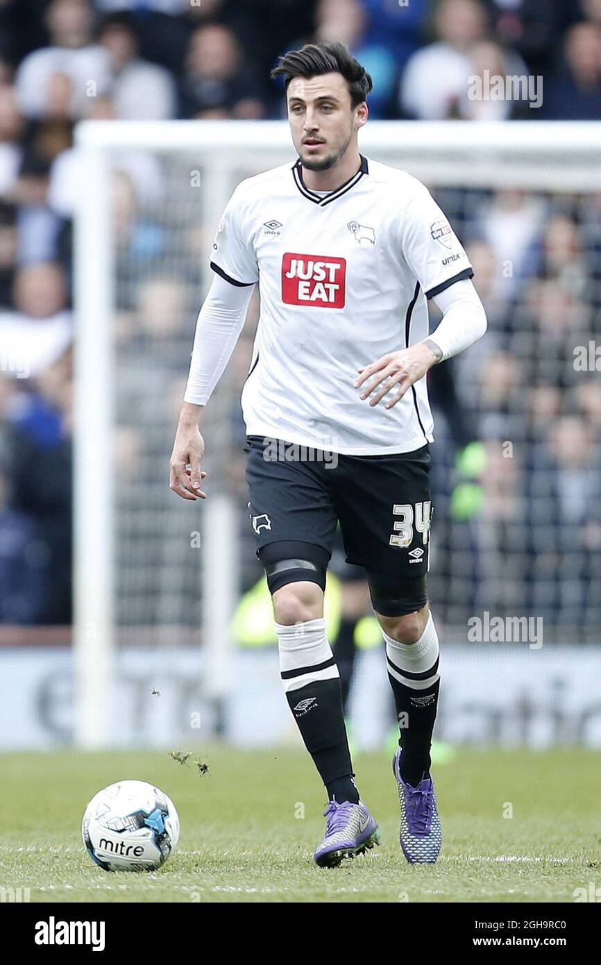 George Thorne von Derby während des Skybet Championship-Spiels im iPro Stadium. Bildnachweis sollte lauten: Philip Oldham/Sportimage via PA Images Stockfoto