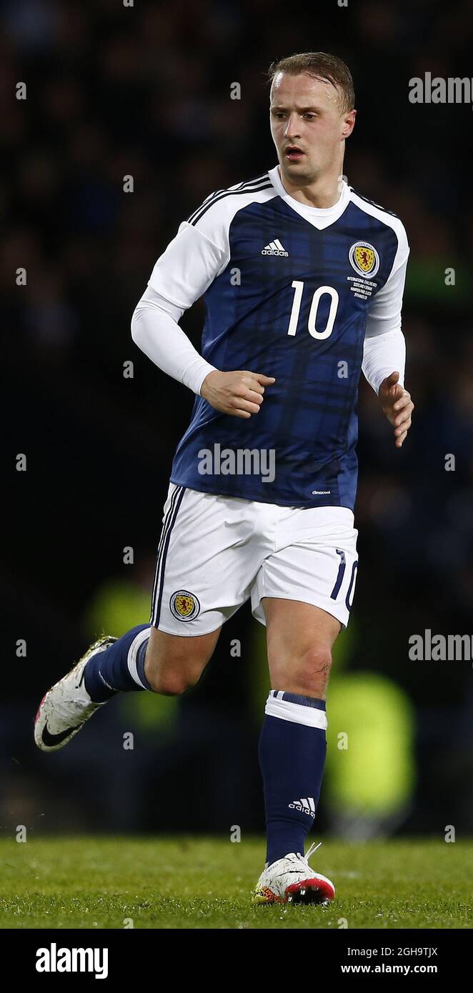 Leigh Griffiths aus Schottland beim Vauxhall International Challenge Match im Hampden Park Stadium. Bildnachweis sollte lauten: Simon Bellis/Sportimage via PA Images Stockfoto