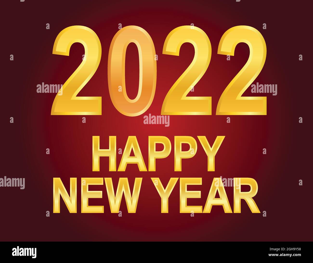 2022 Neujahr. Vektorgrafik. Weihnachtsfeier Festliche Premium-Konzeptvorlage Stock Vektor