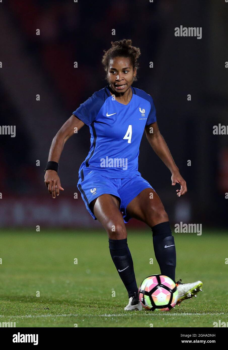 Laura Georges aus Frankreich beim Freundschaftsspiel der Frauen International im Keepmoat-Stadion in Doncaster. Bilddatum: 21. Oktober 2016. PIC Simon Bellis/Sportimage über PA Images Stockfoto