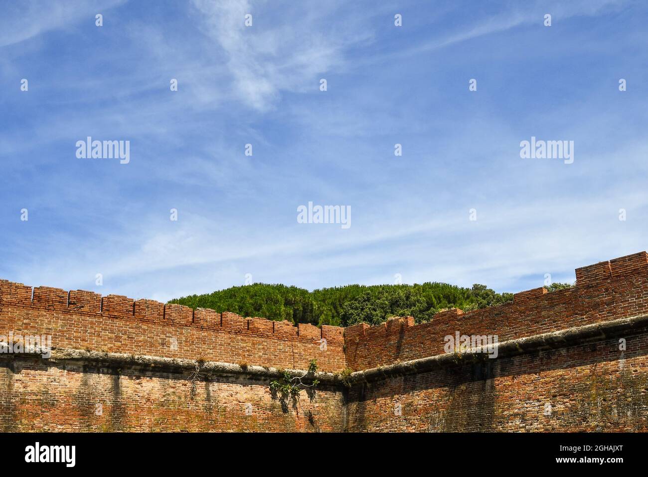 Detail der Spitze der Neuen Festung Stockfoto