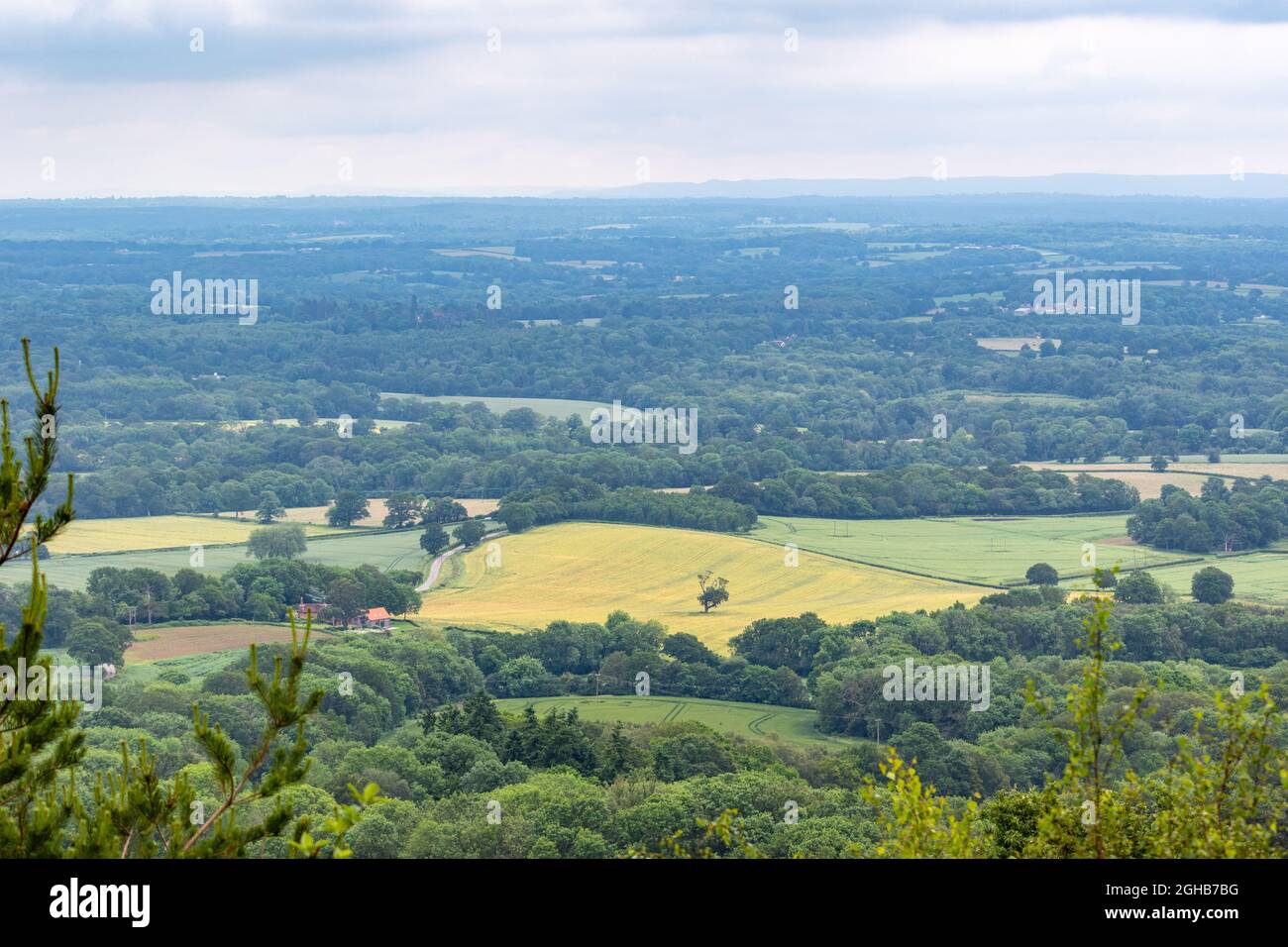 Fantastische Aufnahmen der Landschaft, die mit einer Kamera aufgenommen wurden Stockfoto