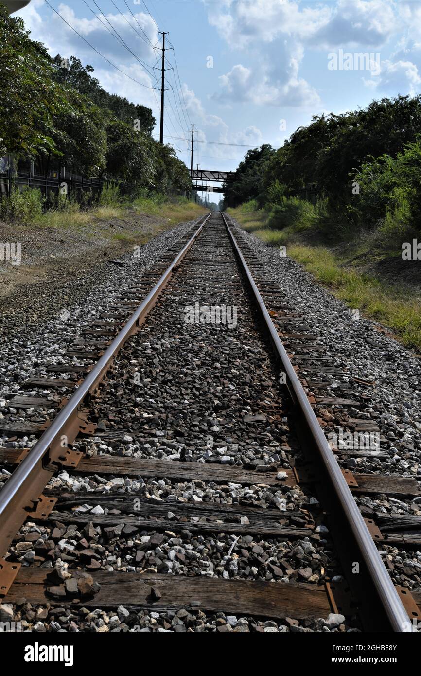 Tracks zu machen. Stockfoto