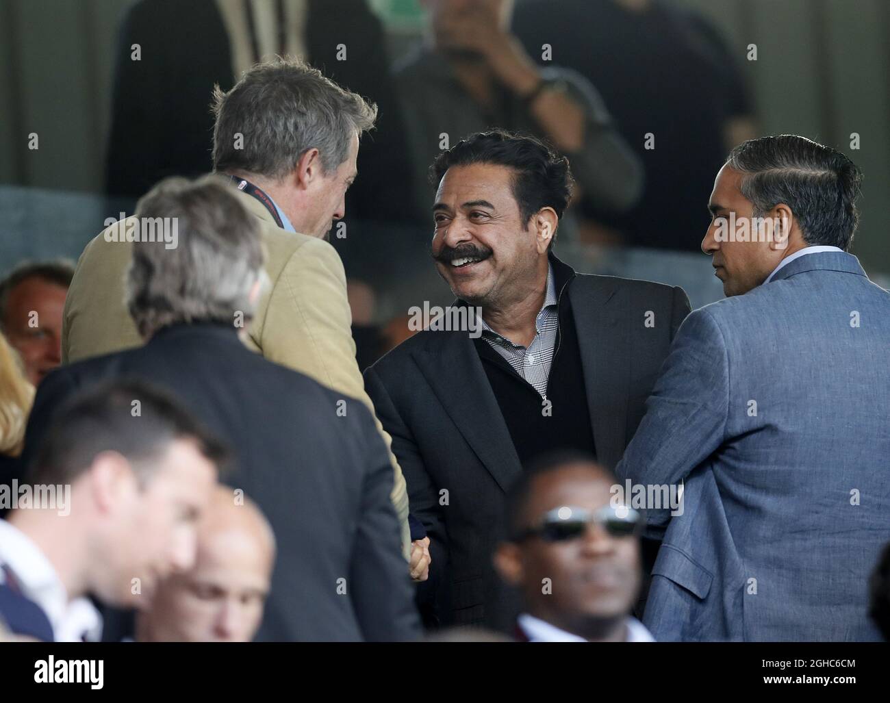 Fulhams Besitzer Shahid Khan schaut während des zweiten Beinspiels im Craven Cottage Stadium, London, auf. Bild Datum 14. Mai 2018. Bildnachweis sollte lauten: David Klein/Sportimage via PA Images Stockfoto