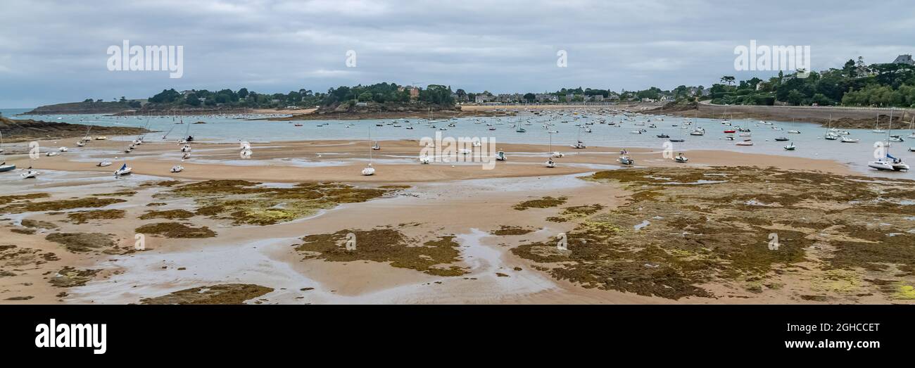 Saint-Briac-sur-Mer in der Bretagne, schöner Strand Stockfoto