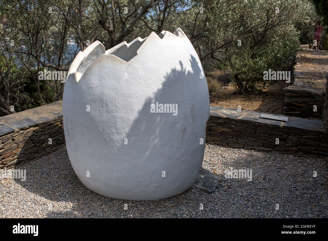 Portlligat, Spanien, Juli 2018. Salvador Dalí House Museum in Portlligat in Katalonien, Spanien, wo der Künstler von 1930 bis 1982 lebte und arbeitete. Stockfoto