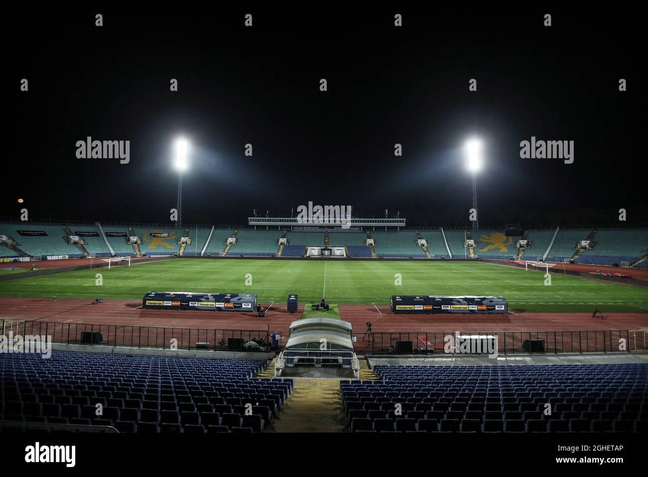 Eine allgemeine Ansicht des Vasil Levski Nationalstadions, Sofia. Bilddatum: 13. Oktober 2019. Bildnachweis sollte lauten: David Klein/Sportimage via PA Images Stockfoto