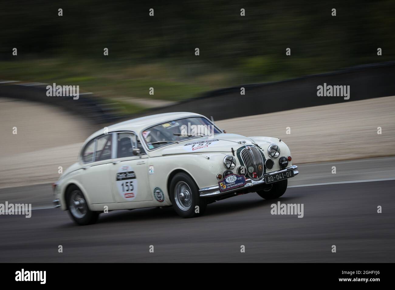 155 Simon Nobili/Philippe Gateau Ita/Fra Jaguar Mk II 3,8L 1961, Aktion während der Tour Auto 2021 am 1. September in Frankreich. Foto Alexandre Guillaumot / DPPI Stockfoto