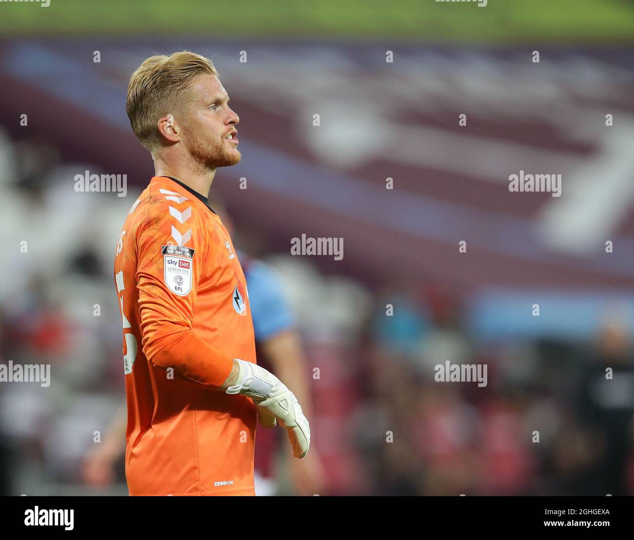 Charlton's Ben Amos während des Carabao Cup-Spiels im Londoner Stadion. Bilddatum: 15. September 2020. Bildnachweis sollte lauten: David Klein/Sportimage via PA Images Stockfoto