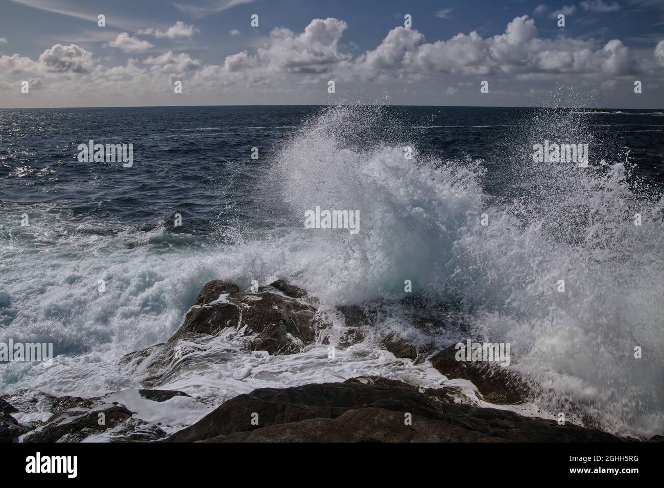 Reines Meer Stockfoto