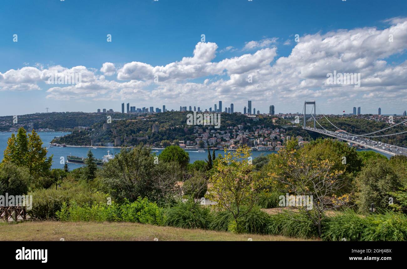Istanbul Skyline in der Türkei Stockfoto