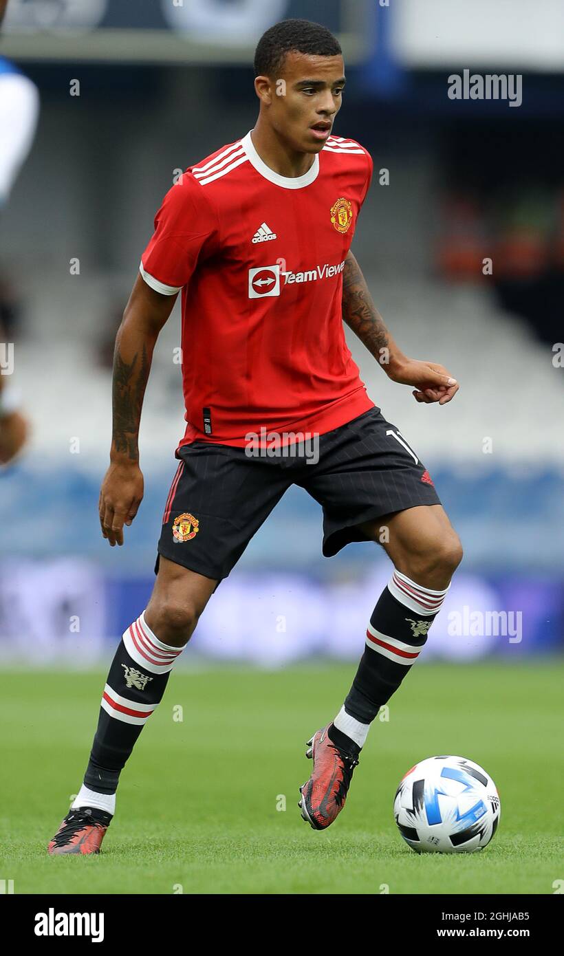 London, England, 24. Juli 2021. Manchester Unitedâ €™s Mason Greenwood während der Vorsaison Freundschaftsspiel an der Kiyan Prince Foundation Stadium, London. Bildnachweis sollte lauten: Paul Terry / Sportimage via PA Images Stockfoto