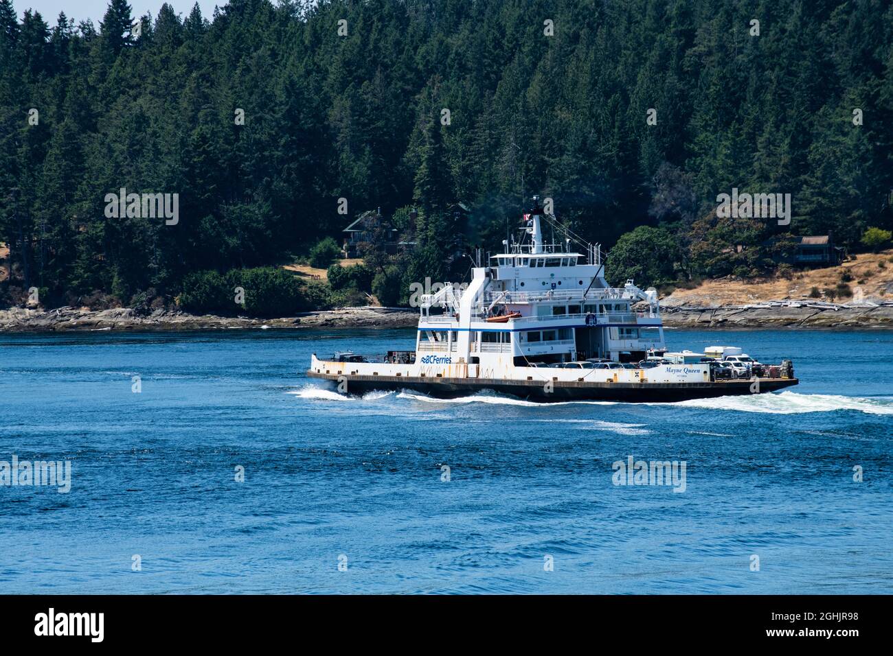 BC Ferries bedient Südbritisch-Kolumbien, Gulf Islands und Vancouver Island Stockfoto