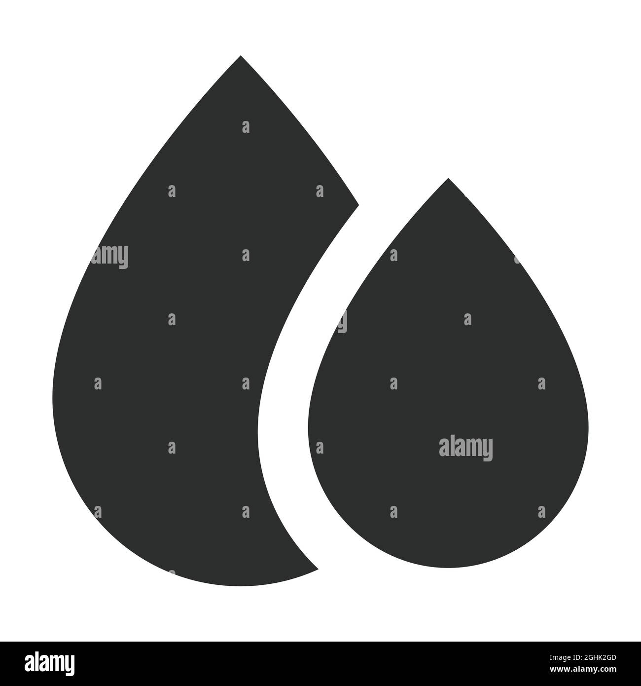 Icon Vector of Blood - Glyph Style - einfache Illustration, editierbarer Strich, Design Template Vektor, gut für Drucke, Poster, Werbung, Ankündigung Stock Vektor