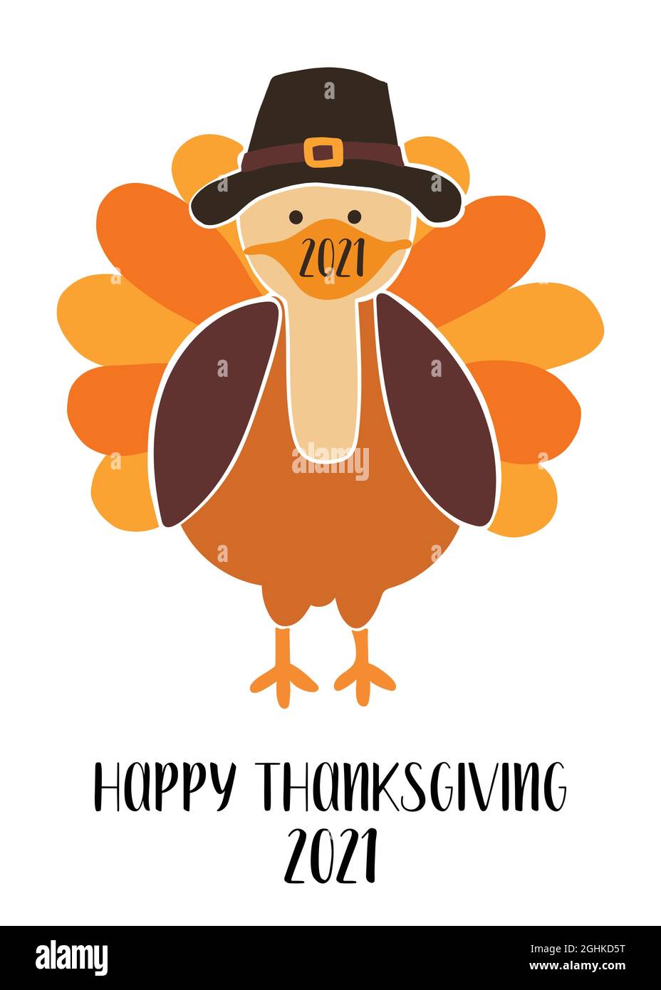 Grusskarte Vorlage Thanksgiving 2021 Vollstandig Editierbare Vektorgrafik Die Turkei Tragt Eine Gesichtsmaske Die Die Soziale Distanzierung Der Covid Pandemie Darstellt Tragen Sie Eine Maske Stock Vektorgrafik Alamy