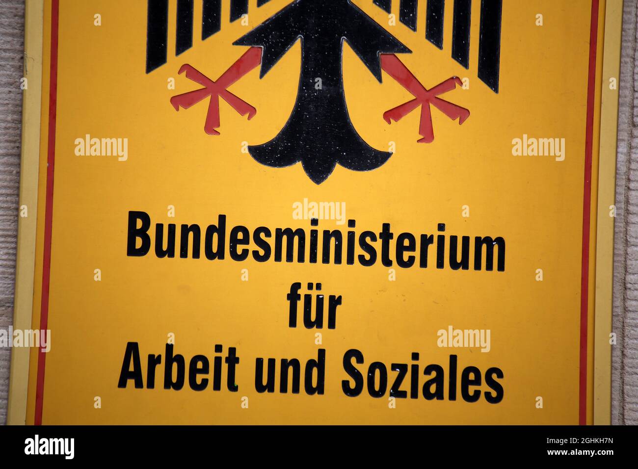Bundesministerium für Arbeit und Soziales (Arbeit und Soziales), Berlin Stockfoto