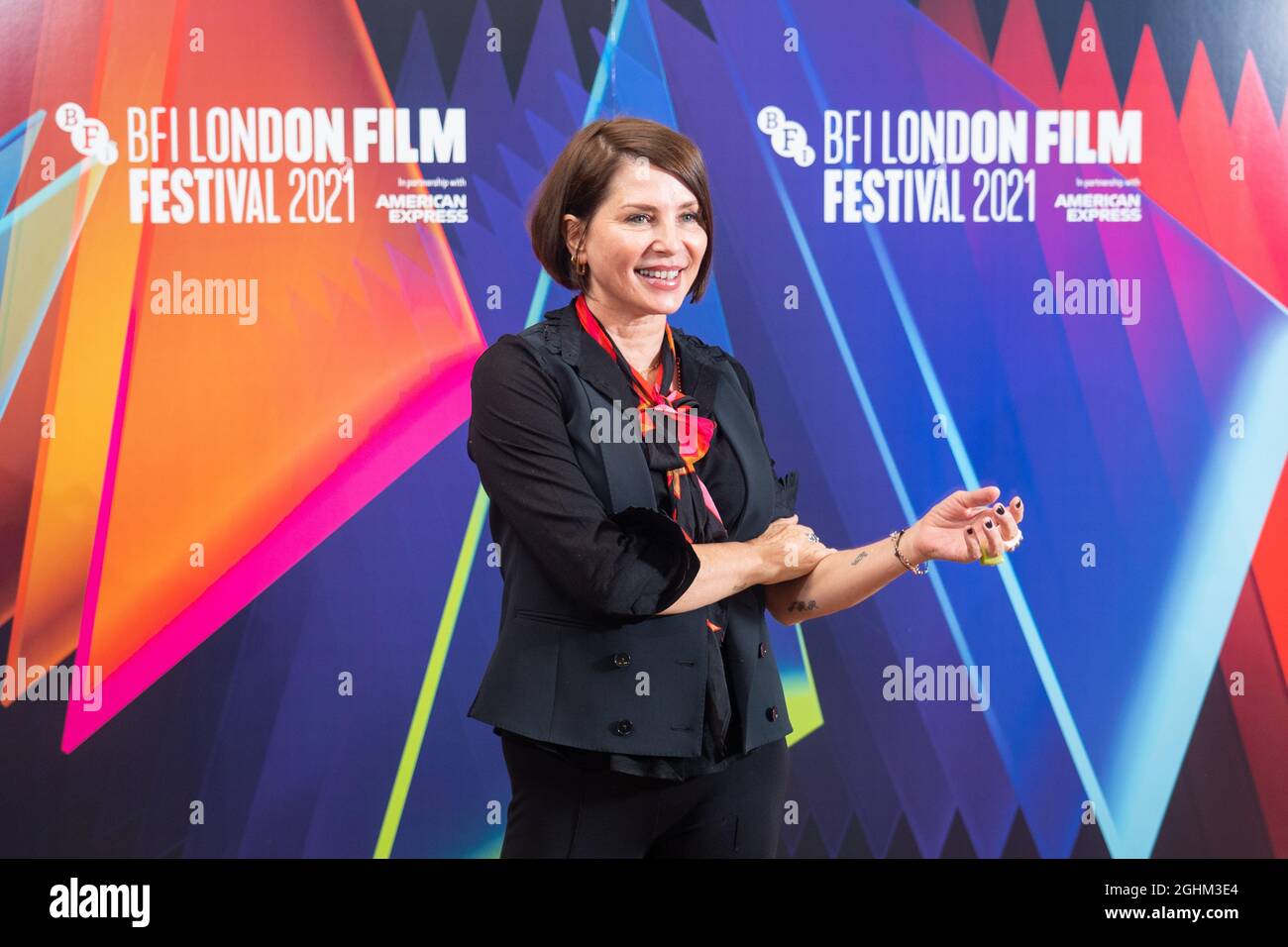 Sadie Frost nimmt an der Programmeinführung des BFI London Film Festival im BFI, London, Teil. Bilddatum: Dienstag, 7. September 2021. Stockfoto