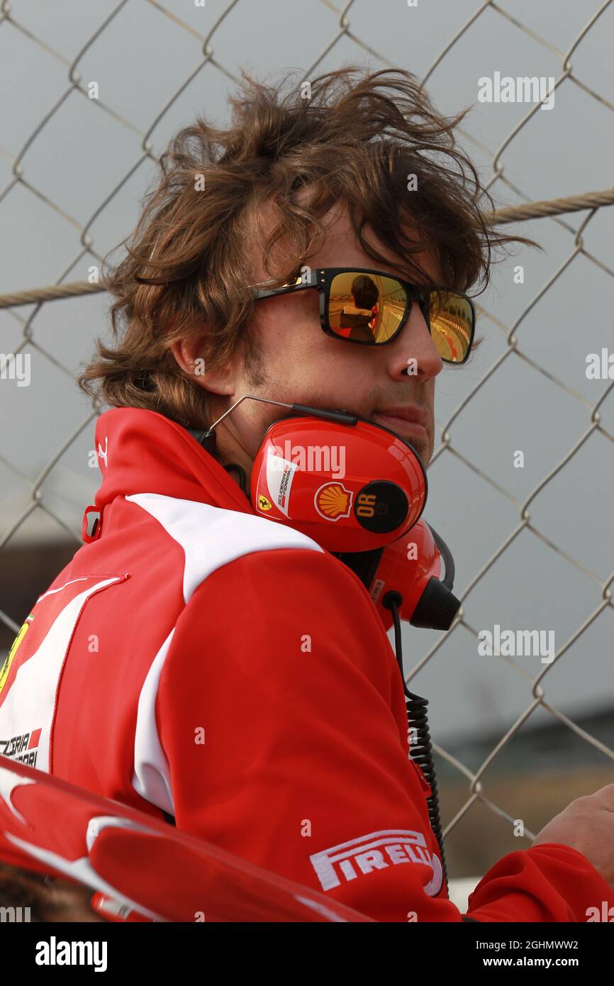 03.03.2012, Barcelona, Spanien, Fernando Alonso (ESP), Scuderia Ferrari - Formel-1-Test, Tag 3 - Formel-1-Weltmeisterschaft Stockfoto