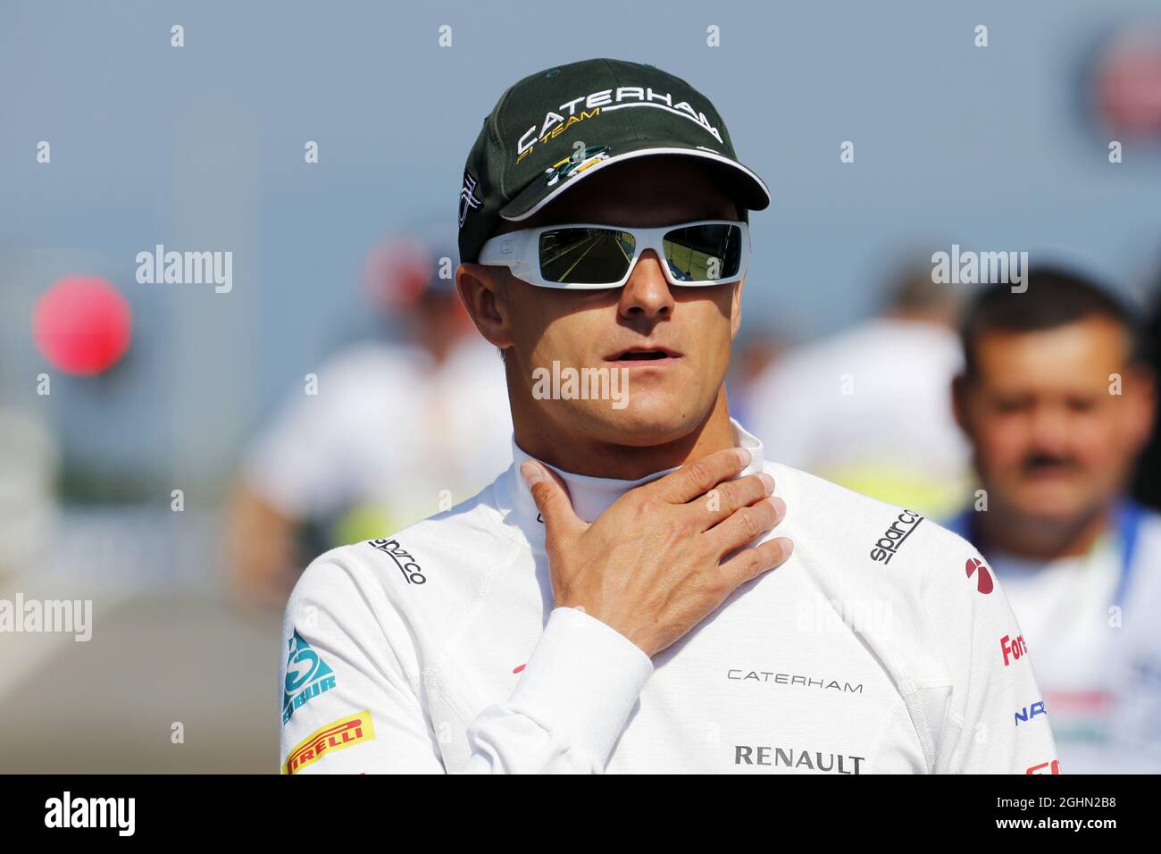 Heikki Kovalainen (FIN) Caterham. 27.07.2012. Formel 1 Weltmeisterschaft, Rd 11, Großer Preis Von Ungarn, Budapest, Ungarn, Übungstag Stockfoto