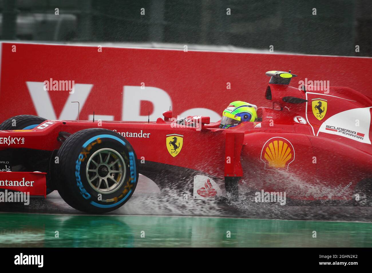 Felipe Massa (BRA) Ferrari F2012. 31.08.2012. Formel-1-Weltmeisterschaft, Rd 12, Großer Preis Von Belgien, Spa Francorchamps, Belgien, Übungstag Stockfoto