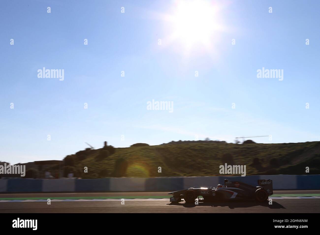 Nico Hulkenberg (GER) sauber C32. 05.02.2013. Formel-1-Test, Erster Tag, Jerez, Spanien. Stockfoto